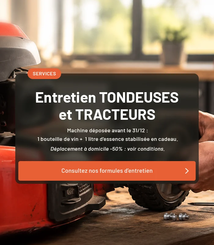 Entretien d'une tondeuse