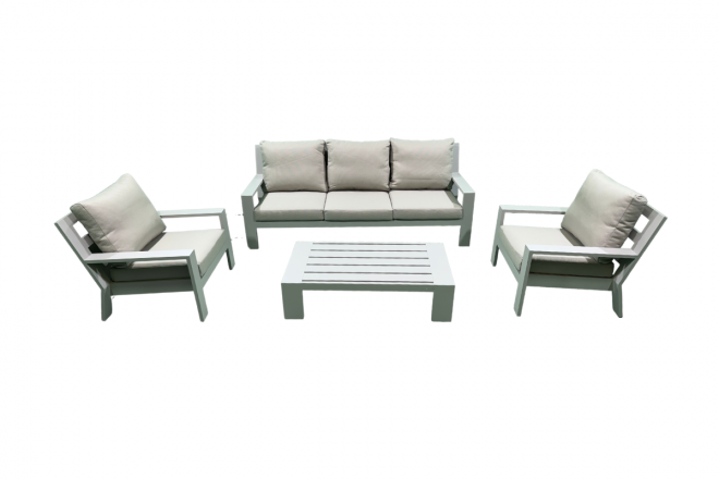 Ensemble Salon Merano Alu Sand 5 places