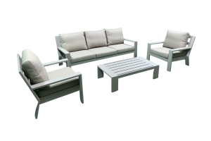 Ensemble Salon Merano Alu Sand 5 places