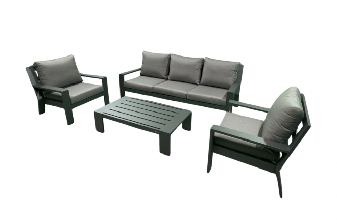 Ensemble Salon Merano Alu Charc 5 places