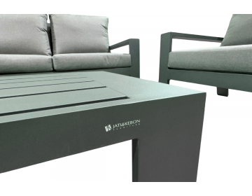 Ensemble Salon Merano Alu Charc 5 places