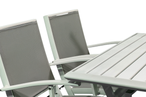 Ensemble Balcon Cassis 110X70 Alu White Mat + Féodal White Acc 4 places