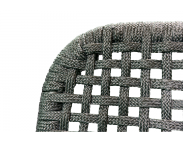 Ensemble Repas Durham 220x100 Charcoal 8 places