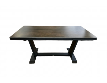 Ensemble Repas Amber 180/230/280x100CM - Kedra - Graphite/Oxyde/Aroha 6 places