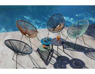 Fauteuil RIO - Grey/ Bleu Petrole