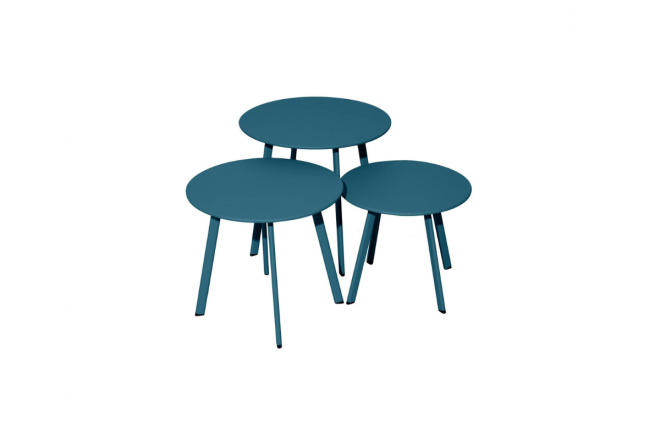 Table Basse Massaï D40 Bleu