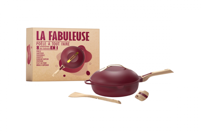 La Fabuleuse Poele 28cm - Rubis