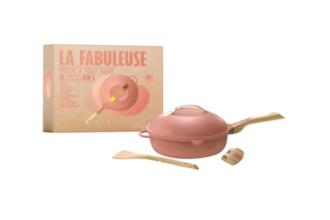 La Fabuleuse Poele 28cm - Pivoine