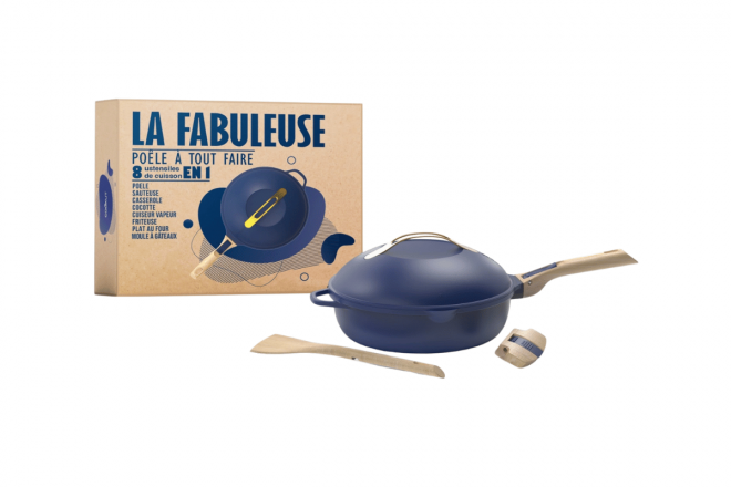 La Fabuleuse Poele 28cm - Saphir