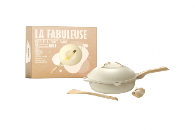 La Fabuleuse Poele 28cm - Meringue