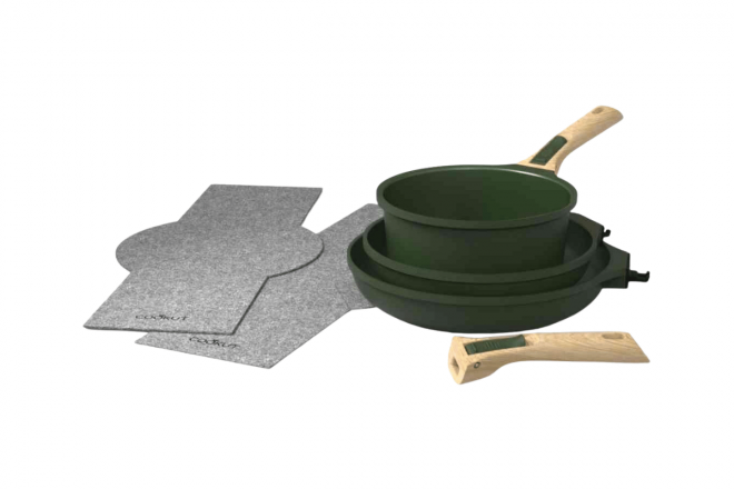 Batterie De Cuisine amovible 7 pieces - Fougere