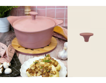 Poignee Cocotte Metal - Guimauve