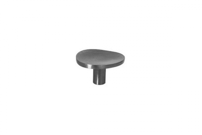 Poignee Cocotte Triangulaire arrondie Inox Brosse