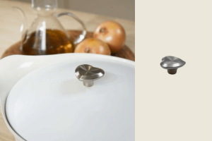 Poignee Coeur Inox Brosse