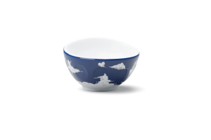 Bol "Celeste" Blanc/Bleu 500ml