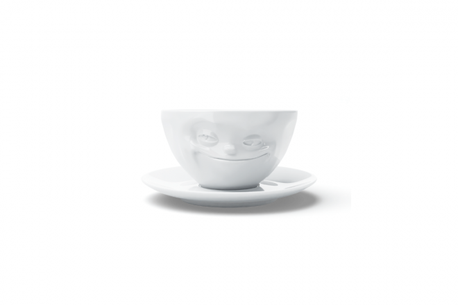 Tasse a Cafe avec Soucoupe "Malin" 200ml