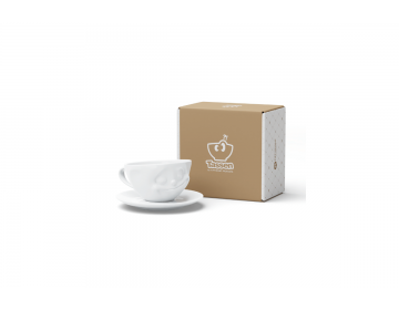 Tasse a Cafe avec Soucoupe "Heureux" 200ml