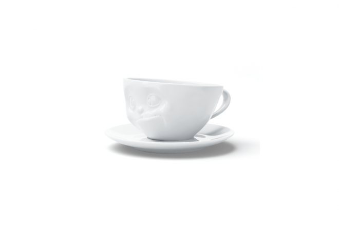 Tasse a Cafe avec Soucoupe "delicieux" 200ml