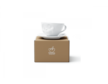 Tasse a Cafe avec Soucoupe "delicieux" 200ml