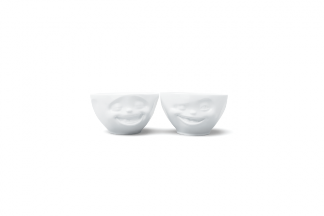 Set de deux Bols Moyens "Rieur et Clin D'Oeil" 200ml