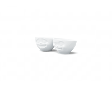 Set de deux Bols Moyens "Rieur et Clin D'Oeil" 200ml