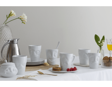 Set de 2 Mugs "Grognon" et "Espiegle" Sans anse 350ml