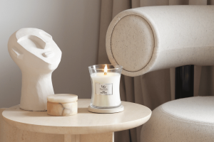 Linen Medium Candle