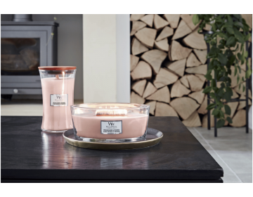 Pressed Blooms & Patchouli Ellipse Candle