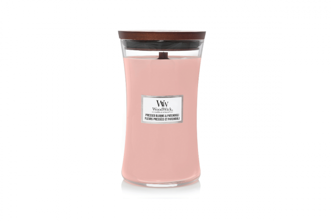 Pressed Blooms & Patchouli Large Candle