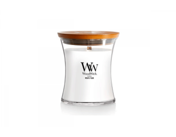 White Teak Medium Candle