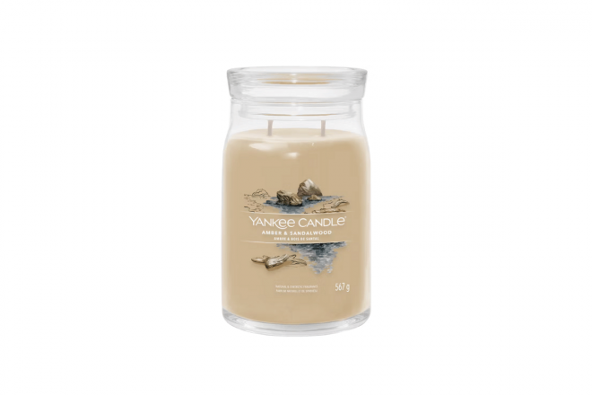 Amber & Sandalwood Signature Large Jar
