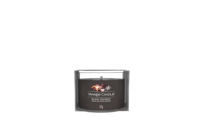 Black Coconut Filled Votive