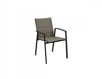 Ensemble Repas Darius 230/350x120CM - Alu - Graphite/ Palma 8 places