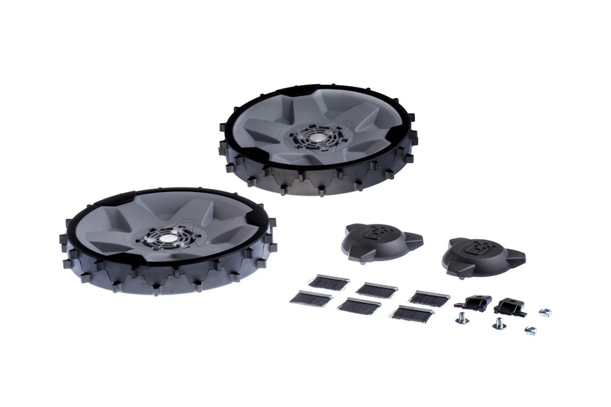 Kit De Roues Tendeurs Avec Roulements Pour Polaris 280/180 - Pièces De Rechange Nettoyeur Piscine - ABS, Inclut Roue, 2 Roulements, Joint, Boulon
