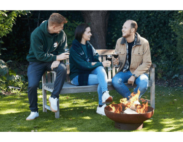 Barbecook Jack 60 brasero en acier corten Ø 60cm H 25cm