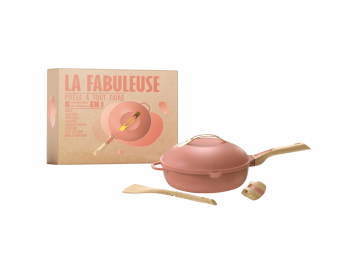 La Fabuleuse Poele 28cm - Pivoine