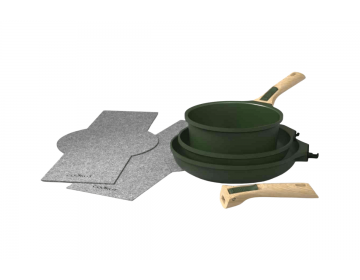 Batterie De Cuisine amovible 7 pieces - Fougere