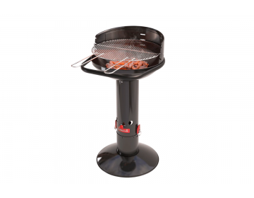 Barbecook Loewy 50 barbecue au charbon en émail noir Ø 47.5cm H 99cm